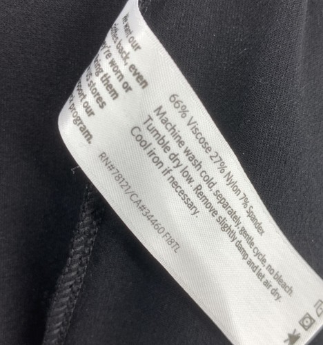 Pantalones Eileen Fisher Talla S Negros Pierna Ancha Cinturón Tirar de Pierna Ancha Recortados F18TL - Imagen 5 de 8