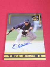 EZEQUIEL DURAN - 2020 LEAF ULTIMATE DRAFT BASEBALL GOLD ROOKIES AUTOGRAPH /75