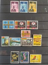 19 Timbres Ghana Année 1959 Neuf* & Oblitérés/ Stamps 