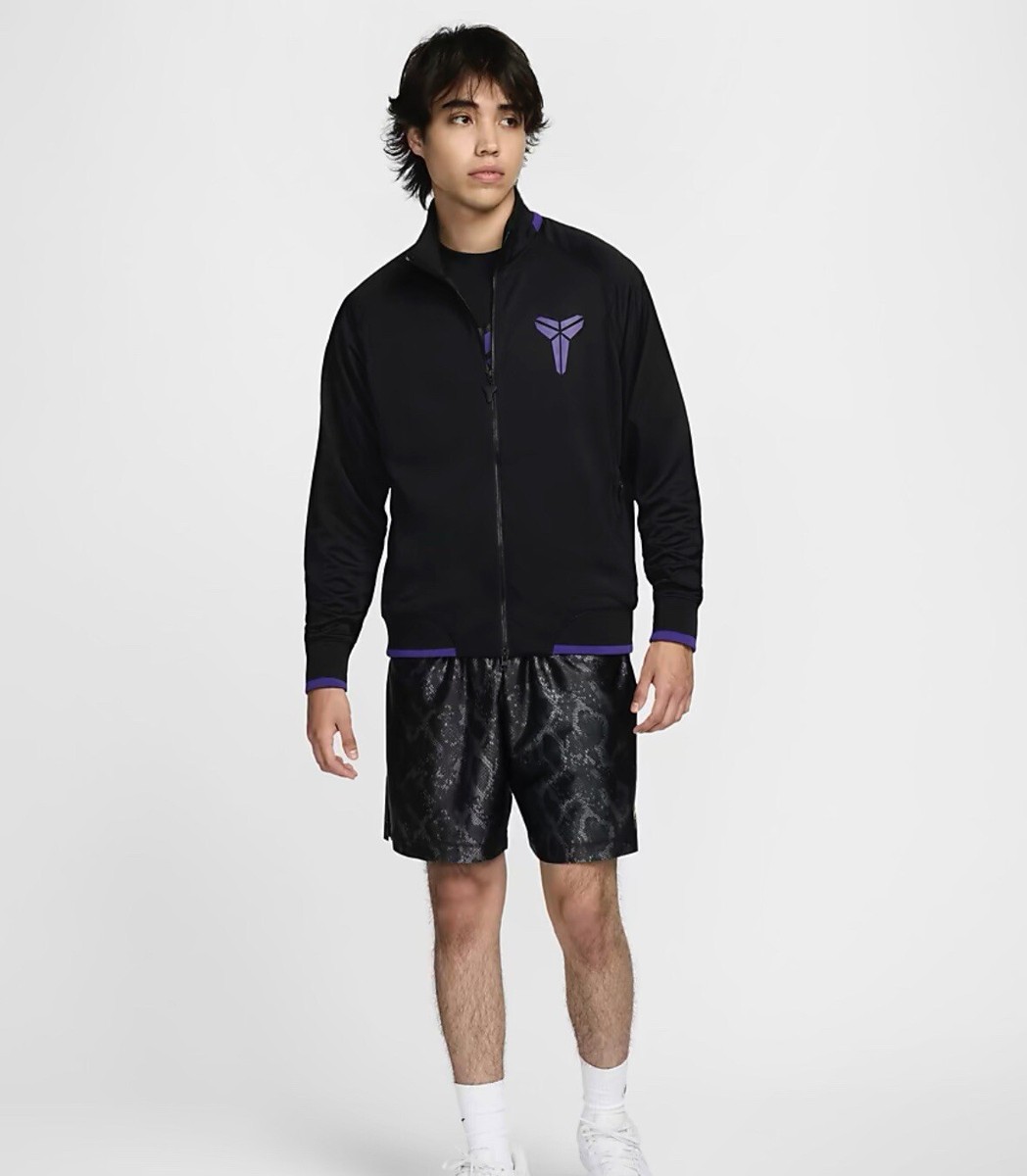Nike Kobe Bryant Black Mamba Jacket Black Purple Full Zip FZ0936