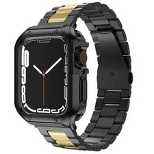 Stainless Steel Band+TPU Case For Apple Watch 11 10 9 8 7 6 SE3 Ultra 3 38-49mm