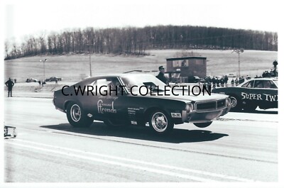 1960s NHRA Drag Racing-FIBERGLASS Trends-1969 Javelin vs ''SUPER TWISTER''-YORK