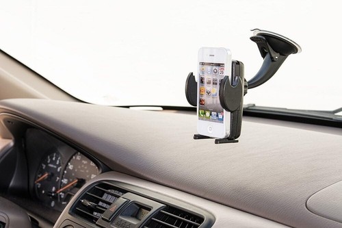 All-in-One Windshield, Dashboard & Air Vent Smartphone Mount - Easy Installation - Photo 6 sur 9
