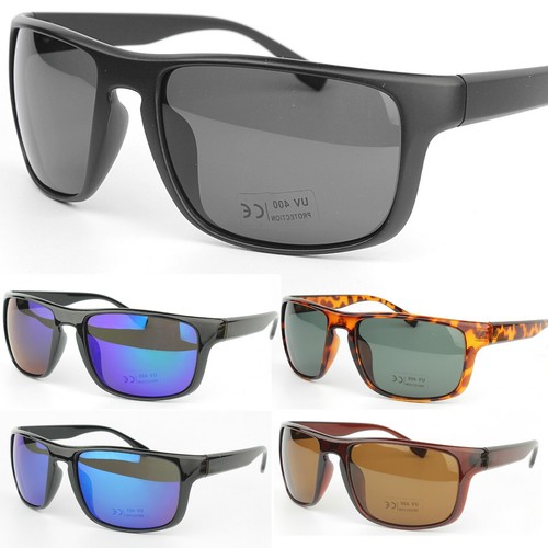 Uomo Sport Stile Scudo Occhiali da Sole Polarizzati Cat.3 Lenti Completo  UV400 | eBay