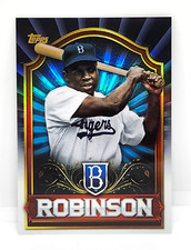 JACKIE ROBINSON ~ 2011 TOPPS / VALUE BOX REFRACTOR #MBC2 ~ BROOKLYN DODGERS