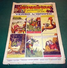L’AVVENTUROSO anno IV n. 122 "Verso l'Ignoto" ORIGINALE ediz. Nerbini del 1937