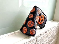 Scotty Cameron Dancing Circle T Mid-mallet putter head cover Black/Orange Mint
