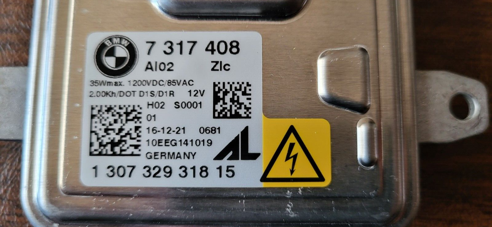 BMW Headlight Control Module Unit Xenon Light 63117317408 eBay