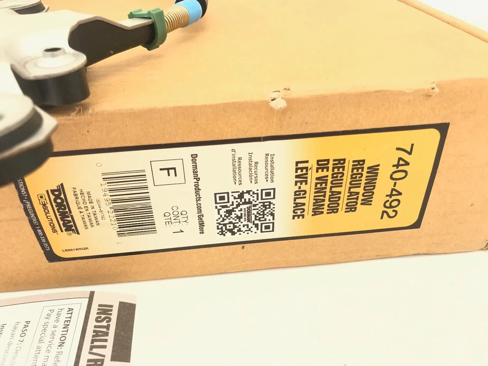 Regulador de ventana delantero izquierdo Dorman 740-492 para 100, 100 Quattro, A6, S4, S6 RÁPIDO Foto 3 de 3