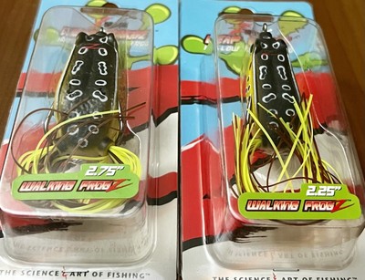 2 Z-Man Leap Frogz Walking Frogz LFWS Topwater Lures BROWN LEOPARD