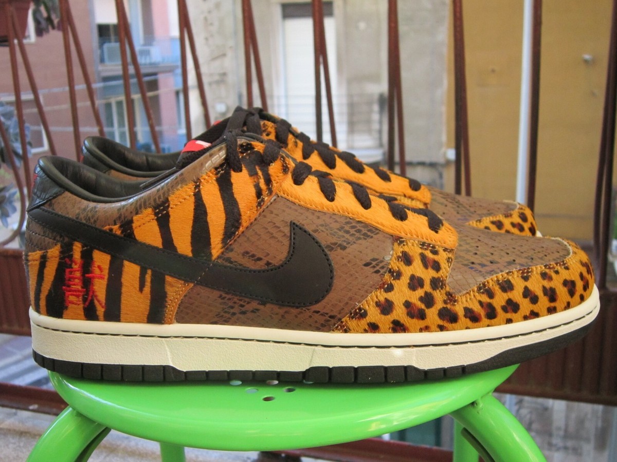 ULTRA RARE NEW Nike Dunk Low Premium Black Safari - 