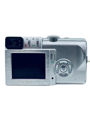 Silver Olympus Camedia LCD Digital Camera C-60 Zoom 6.1MP (No Power) 320 - Picture 6 of 7