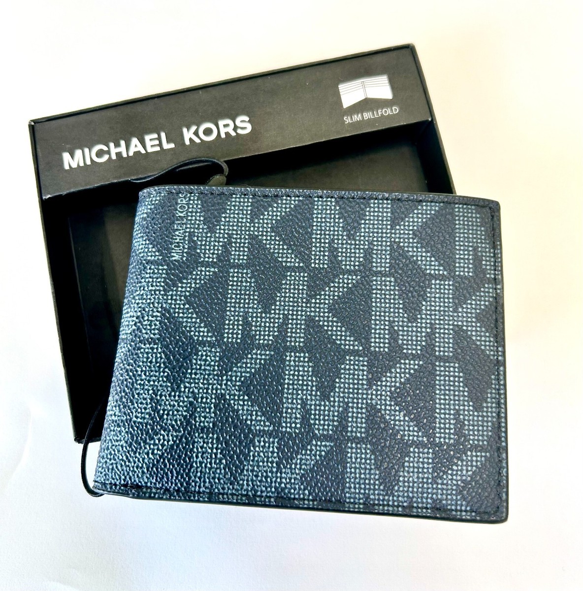 Michael Kors Jet Set Men's Wallet ADMRL/PL BLUE NEW in Box!