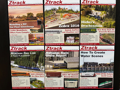 Ztrack Magazine Z-scale All 6 numbers of the year 2017 Volume 23