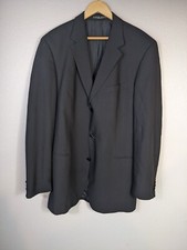 HUGO BOSS Men Einstein Sigma Virgin Wool Blazer Jacket Size 46 Long USA N47