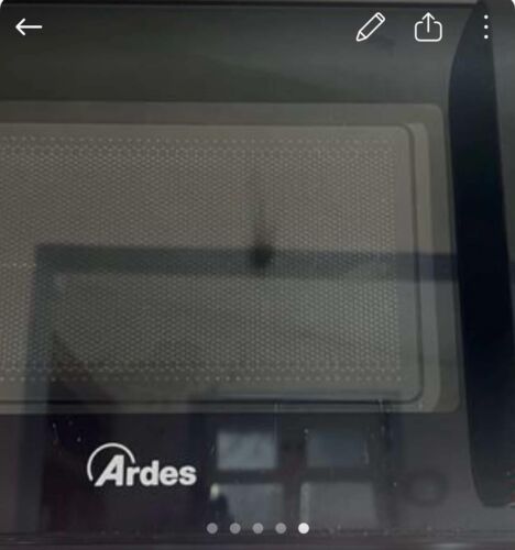 FORNO A MICRONDE ARDES COLORE NERO , CONDIZIONE BUONA ,MANIGLIA LATERALE - Foto 3 di 3