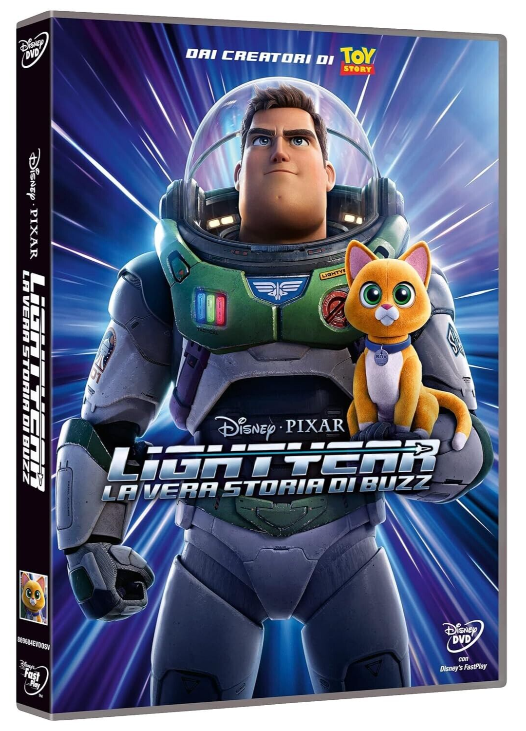 Dvd LIGHTYEAR LA VERA STORIA DI BUZZ TOY STORY Disney Pixar nuovo sigillato 2022