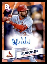 2024 Topps Big League Electric Orange Autographs #BEO-DC Dylan Carlson Cardinals