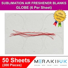 Sublimation Auto Lufterfrischer Rohlinge Glob...