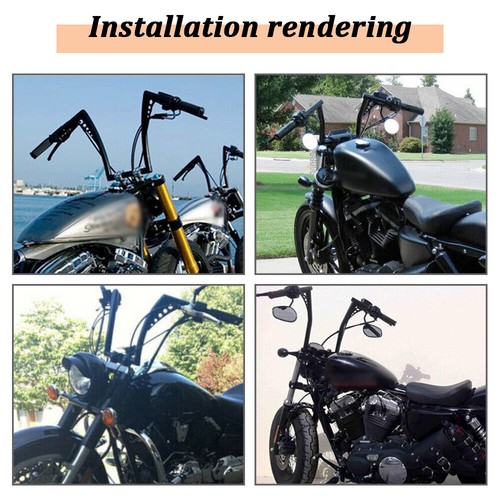 14" 16" Rise Ape Hangers Handlebar For Suzuki Boulevard M109R 尺寸22mm / 25mm - Picture 14 of 15