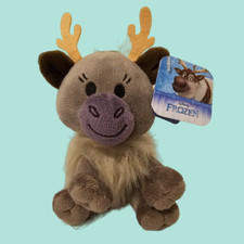 Just Play Disney Frozen Sven Reindeer Plush Stuffed Animal w/ Tag Mini 2017 5.5"
