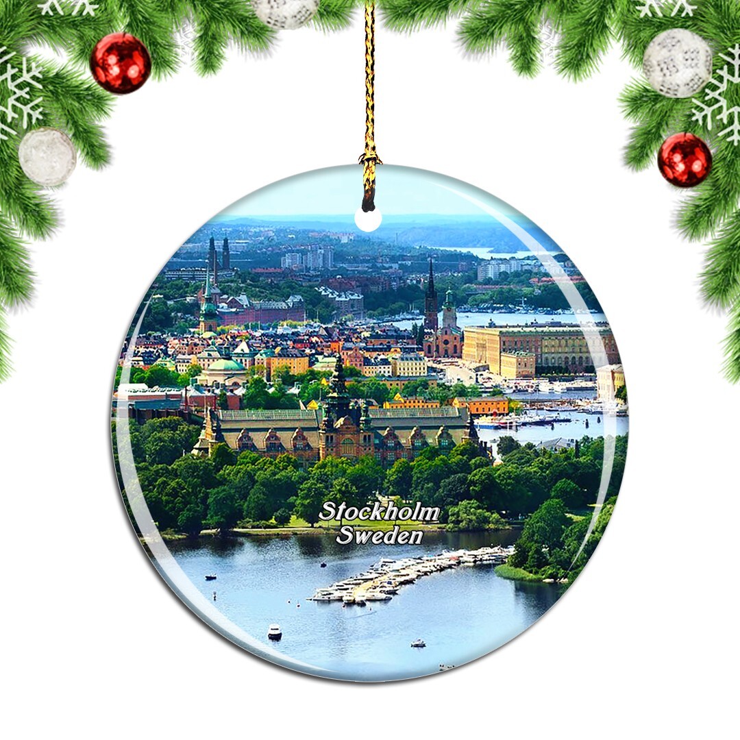 Sweden Stockholm Old Town Christmas ornament city travel souvenir