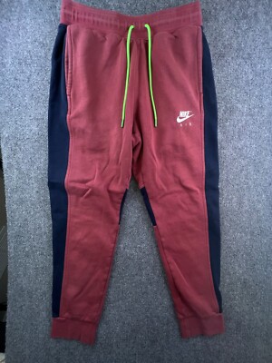 red and black nike sweatpants