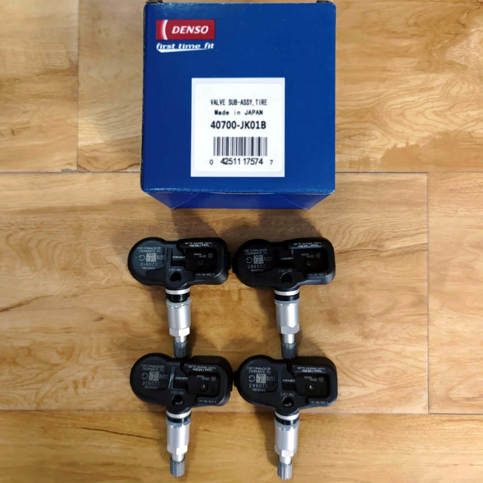 4Pcs Denso 40700-JK01B TPMS Tire Pressure Sensor For Infiniti FX35 FX45 FX50 G35 - Изображение 2 из 4