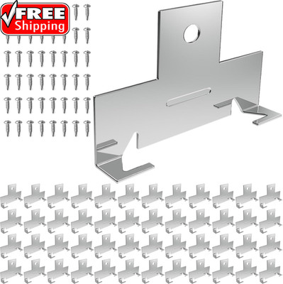 48PCS Retrofit Recessed Light Clips Housing C Clips for Downlight,With Self Tapp