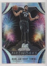 2019-20 Panini Prizm Fireworks Hyper Prizm Karl-Anthony Towns #21 y8h