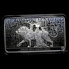 2024 Una And The Lion UK Silver 10 oz Bar .9999 (In Capsule)