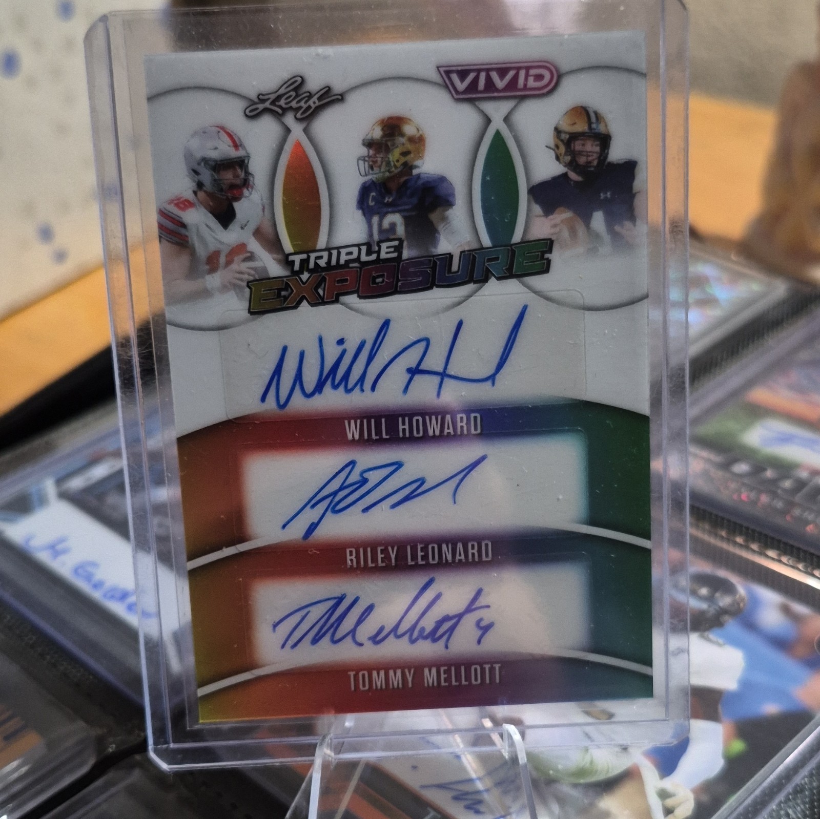 Leaf Vivid 2025 Triple Exposure TE-8 Will Howard Leonard Mellott Auto /5