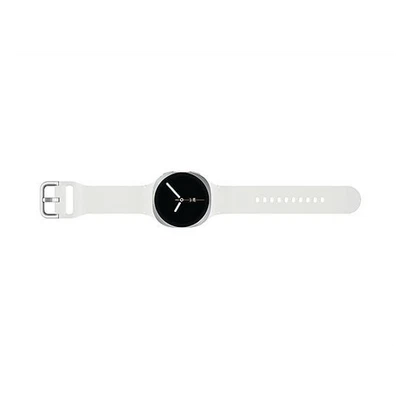 Samsung Galaxy Watch 8 Smartwatch 40mm LTE Silber Wear OS Silikonarmband Weiß - Bild 1 von 4