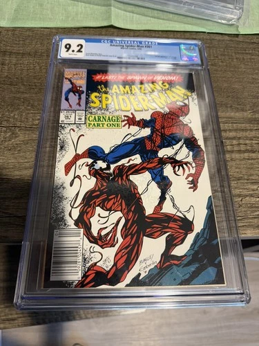 Amazing Spider-Man #361 CGC 9.2 Newsstand Edition - 1st Appearance Carnage-clean