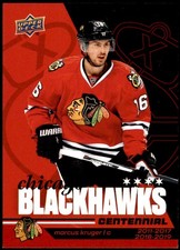 Marcus Kruger 78 2025-26 Upper Deck Chicago Blackhawks 100th Anniversary Set