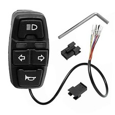 3-in-1 Motorcycle Headlight Turn Signal Switch - Universal for Motorbikes,