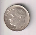 1953-D 10¢ DIME 90% SILVER TEN CENTS DENVER MINT UNITED STATES OF AMERICA USA