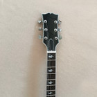 Six 6 String Electric Guitar Mahogany Body Humbucker Pickup in Black Set In Neck — photo 5
