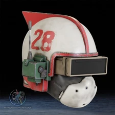 Arc Raiders Sforza Helmet Cosplay Display Wear Ake Helmet. Unpainted