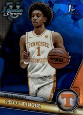 2023-24 Bowman University Chrome Sapphire Freddie Dilione #76 Tennessee 22J