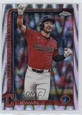 2025 Topps Chrome RayWave Refractor Steven Kwan #202 2k3