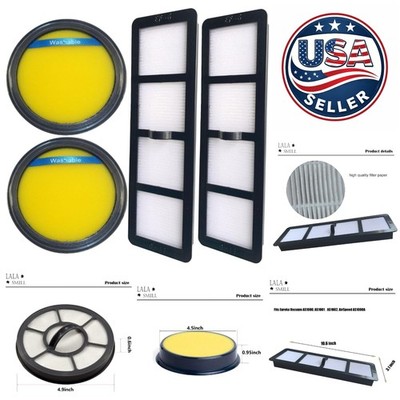 HEPA Replacement Filters for Eureka AirSpeed Series - 4 Filters Included
