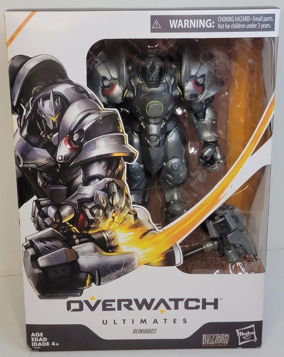 OVERWATCH アルティメットアクションフィギュア　ラインハルトHASBRO Overwatch Ultimates Reinhardt Action Figures Hasbro DAMAGE Box