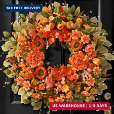 26" Large Front Door Wreath, Fall Wreaths for Front Door, Fall Decor, 1Pc  Autu