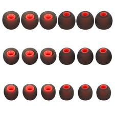 Silicone Replacement Earbud Tips Ear Tips Fit Most in-Ear Earbuds Inner Hole ...