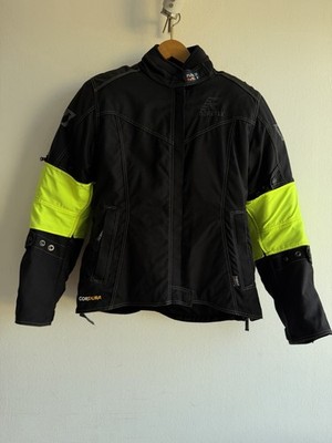Rukka Charikla Damen Motorradjacke Gore-Tex Cordura Gr40 Schwarz Protektoren D30