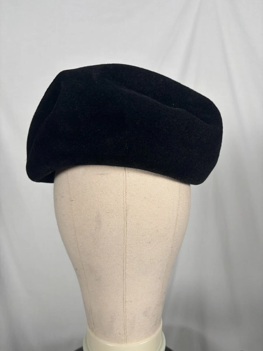Fur Pillbox Black Vintage Hats for Women for sale | eBay display picture 1
