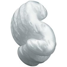 Zoro Select 7Nutsw Packingpeanuts, 7Cuft, White, Polystyrene,  7Nutsw