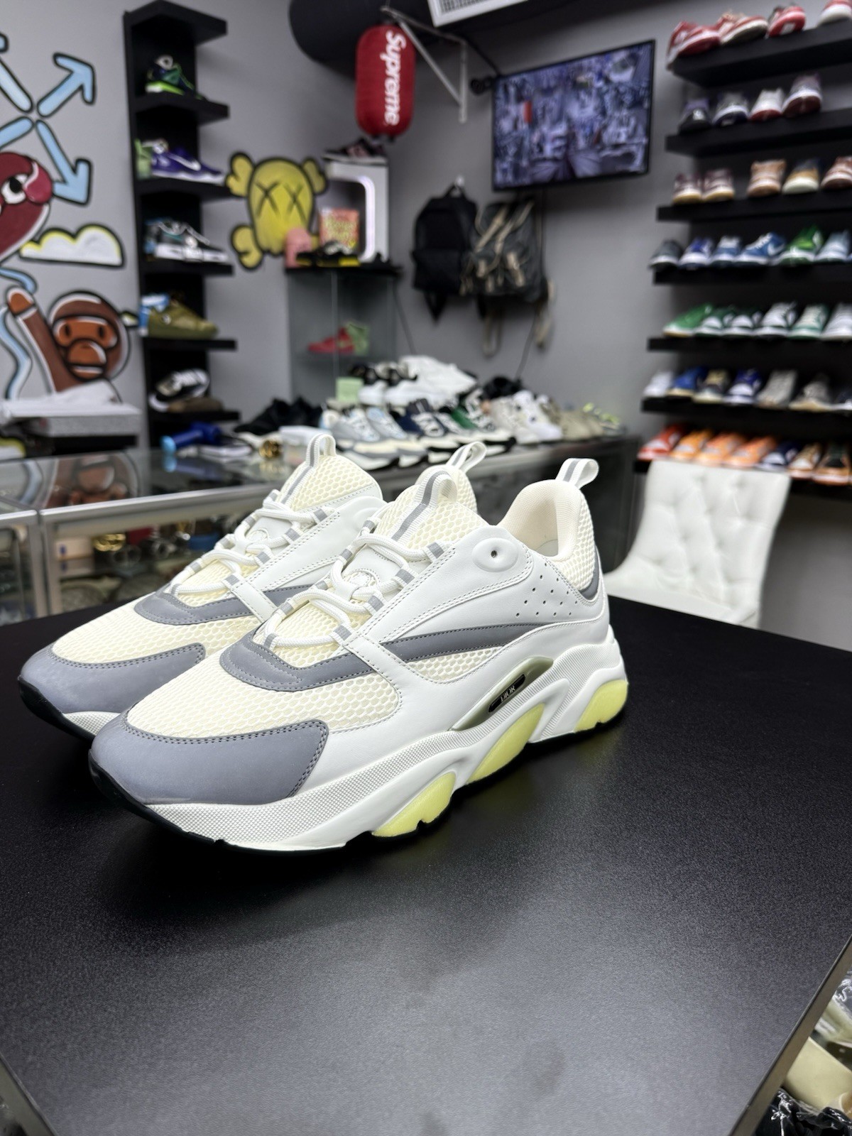 100percent AUTHENTIC Dior B22 Blue Silver White Sneaker Size 47 / 14 US 🔥🧼 image 4