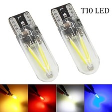 T10 LED W5W COB Bulbs 194 168 12V Car Interior Number Plate Light